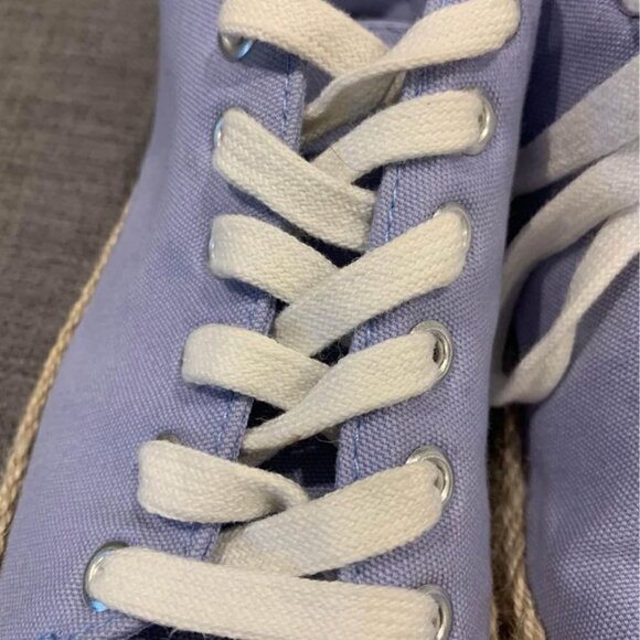 ESPADRILLE canvas sneakers. Powder blue. New condition. Size 9 - Picture 5 of 9